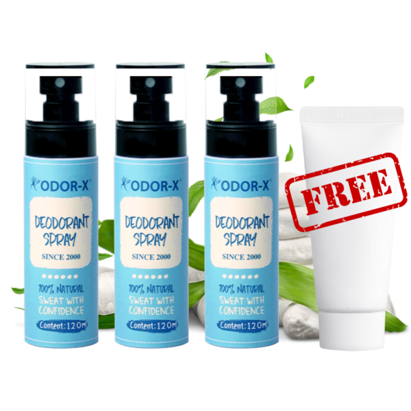 OdorX Natural Deodorant X3